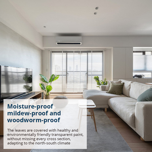 Zemismart Smart Wood <strong>Blinds</strong> Tuya <strong>Roller</strong> Shade <strong>Blind</strong> Google Home Alexa Support Wooden Shutters Filter Curtain <strong>Kitchen</strong> Electric - Product Image 3
