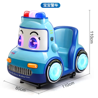 Machine de jeu à monnayeur pour enfants : Voiture de course à chevaucher, balançoire et console de jeu de course automobile pour centre commercial intérieur