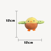 Vente en gros de porte-clés en peluche pour oiseaux jouets animaux en peluche doux poupée en peluche poulet porte-clés Dodos porte-clés pour oiseaux