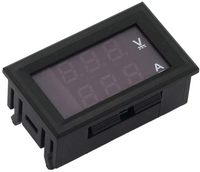 Voltmètre et ampèremètre LED DSN-VC288 DC 100V 10A, précision 1%, garantie 1 an - Jauge numérique double tension/courant, outil pour usage domestique