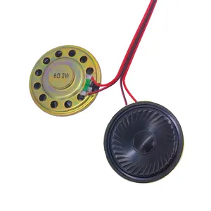 50mm diamètre haut-parleur 8 Euro 2W boîtier en fer Ultra mince haut-parleur magnétique interne jouet interphone petit haut-parleur