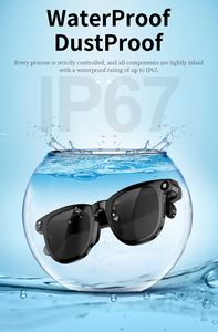Lunettes intelligentes IA améliorées <span class=keywords><strong>UniTek</strong></span> avec caméra 8MP 1080P, commande vocale, traduction en temps réel, étanches IP67, magnétiques - Product Image 5