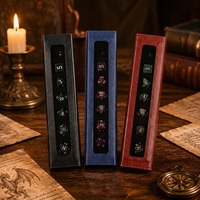 Boîte à dés rectangulaire en cuir PU de qualité supérieure, boîte de rangement magnétique pour un cadeau parfait pour les joueurs