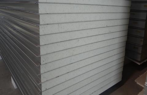Cold Storage Heat Insulation Polyurethane Sandwich Panel Noise Reduction 50kg/m3