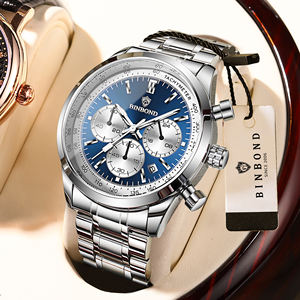 Trendy <b>Men's</b> <b>Watch</b> Waterproof Three Eyes and Six Needles Functional Fashion Luminous Calendar High-end Quartz <b>Wrist</b> <b>Watch</b> - Product Image 1