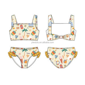 Maillot de bain pour enfants de haute qualité, imprimé floral, bas de maillot de bain, vêtements de plage pour bébés filles, pour enfants de tous âges - Product Image 4