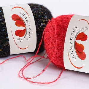 <span class=keywords><strong>Laine</strong></span> tissée à la main en <span class=keywords><strong>mohair</strong></span> pailleté doré Fil à paillettes en <span class=keywords><strong>soie</strong></span> DIY Châle Écharpe Boule <span class=keywords><strong>de</strong></span> <span class=keywords><strong>laine</strong></span> - Product Image 3