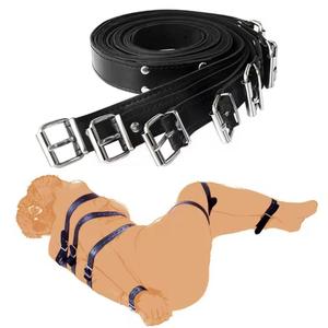 7 Pièces/Ensemble Ceinture <span class=keywords><strong>de</strong></span> Contrainte Corporelle en Cuir pour Adultes, Jouets Sexuels BDSM pour Femme, Sangles <span class=keywords><strong>de</strong></span> Bondage SM <span class=keywords><strong>Kit</strong></span> <span class=keywords><strong>de</strong></span> Liaison Noir - Product Image 1