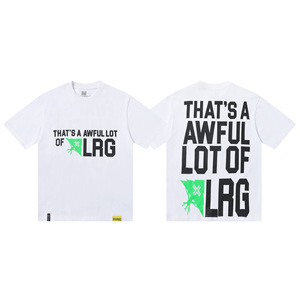 Camisetas de Manga Corta Extra Grandes de Alta Calidad, 100% Algodón, <span class=keywords><strong>Ropa</strong></span> para Hombre, Camisetas con Estampado de 'AWFUL LOT of COUGH SYRUP' para Hombre - Product Image 1