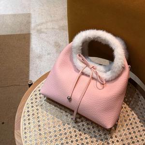 Sac demi-lune d'hiver 2026 avec nœud papillon, sac à main imperméable - Product Image 2