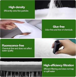 Ultra Fijne 50 Micron Aquarium Filter Pad Op Maat Gesneden Polijstfilter Floss Voor Kristalhelder Water - Product Image 4