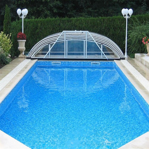 Cubierta <span class=keywords><strong>de</strong></span> Vidrio Ecológica para Piscina Elevada, Techo Cerrado Retráctil y Extensible, Cubierta <span class=keywords><strong>de</strong></span> Vidrio para Piscina Enterrada - Product Image 3
