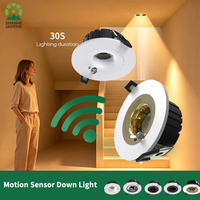 Lampu Sensor LED Berkualitas Tinggi Sensor Tubuh Manusia Cerdas Lampu Downlight Ultra Tipis Tersembunyi Lampu Sensor Inframerah Pintar untuk Tangga