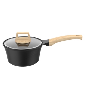 Venta directa de fábrica, sartén para <span class=keywords><strong>salpicaduras</strong></span> multifuncional de aluminio fundido a presión, Mini sartén para leche con salsa de aceite caliente con <span class=keywords><strong>tapa</strong></span> de vidrio - Product Image 1