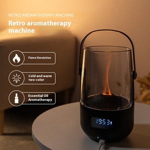 USB Ultrasonic 3D Realistic Flame Effect Essential Oil <strong>Diffuser</strong> Humidifier Car Application with <strong>Illuminated</strong> Scented Features - Product Image 3
