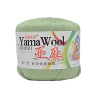 5# 100% Pure Cotton Hand Knitting Crochet Yarn Eco-Friendly Recycled Linen Lace Yarn for Infant Baby Weaving Crochet