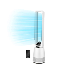 Ventilador y Purificador de Aire de 50W con Control Remoto, Diámetro 25 cm, Altura 96 cm - Product Image 1