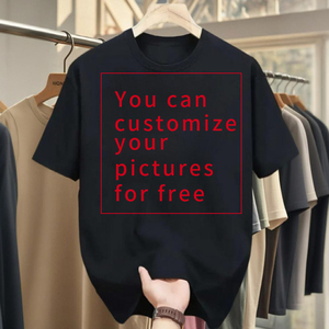 T-shirt personalizzabile <span class=keywords><strong>uomo</strong></span> stampata all'ingrosso nuovo <span class=keywords><strong>abbigliamento</strong></span> estivo <span class=keywords><strong>Casual</strong></span> il tuo Logo stampa t-shirt taglie forti da <span class=keywords><strong>uomo</strong></span> t-shirt - Product Image 2