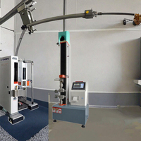 Machine d'essai de traction universelle à colonne unique, testeur numérique de résistance à la traction 5kN pour films plastiques et bandes adhésives (essai de décollement)