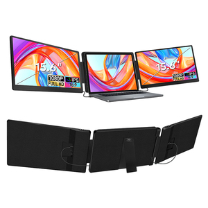 Extensor de pantalla IPS Full HD de 15.6 pulgadas para portátil, soporte plegable ajustable, USB C HDMI, directo de fábrica, OEM ODM - Product Image 1