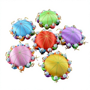Coussin à épingles artisanal oriental pour enfants, porte-aiguilles rétro en tissu, cadeau pour les amateurs de <span class=keywords><strong>couture</strong></span> et de quilting - Product Image 1
