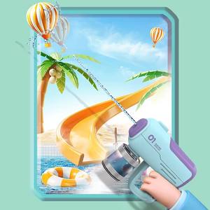 Sıcak satış su tabancaları yaz açık bahçe elektrikli otomatik yüksek teknoloji uzun mesafe su oyuncak silah çocuklar için - Product Image 4