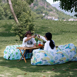 Canapé-lit gonflable simple et portable pour l'extérieur Matelas gonflable de plage pliable et moderne pour le <span class=keywords><strong>camping</strong></span> et les aventures en plein air - Product Image 4