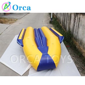 Doppelreihiges 10-Sitzer Wassersport-Schleppboot aus dickem PVC, aufblasbares Doppelreihen-Bananenboot, aufblasbares Wasserschleppboot-Spiel - Product Image 5