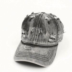 Casquette de baseball vintage en gros, casquette en jean style « Dad Hat » personnalisée, casquette et chapeau délavés et usés, casquette de baseball pour homme - Product Image 3