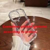 Coque de téléphone portable en silicone TPU avec motif nœud rose et bord ondulé pour iPhone X, XR, XS Max, 11, 12, 13, 14, 15, 16, 17