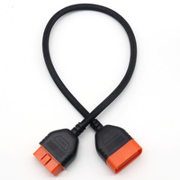 Cable de Extensión de Diagnóstico OBD2 de 16 Pines para Automóvil, Adaptador de 36CM/66CM/106CM, Compatible con Automóviles OLIVER, DC 300V