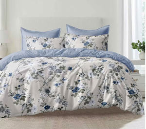 Copripiumino in poliestere 100% in stile moderno con federa Queen King Size trapunta stampata - Product Image 2