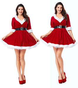 Vestido <span class=keywords><strong>de</strong></span> Navidad para mujer Papá Noel Adulto Mujer <span class=keywords><strong>sexy</strong></span> Fotos Traje <span class=keywords><strong>de</strong></span> Navidad - Product Image 5