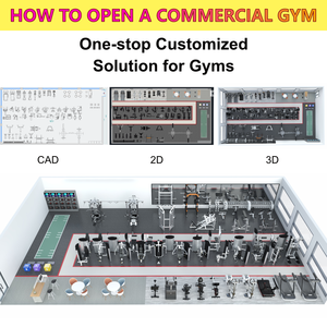 Solución Integral para Gimnasios Comerciales, Paquete de Equipos de Fitness, Instalación Profesional de Gimnasios, Diseño Personalizado, Servicio OEM y ODM - Product Image 2