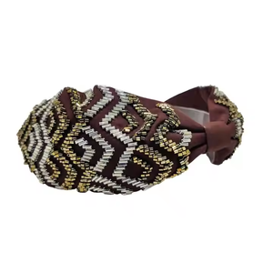 Buy High Quality Handmade Rhinestones Cross Twisted Knotted Hairband Girls Hair Accessories Agate Easter <b>Headbands</b> - Product Image 4