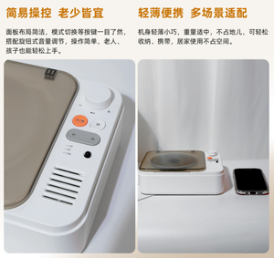 Reproductor de CD Mini Retro Directo de Fábrica, Altavoz BT, Reproductor de Álbumes Portátil de Alta Fidelidad para el Hogar y el Portátil - Product Image 3