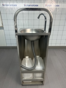 VICTORY vente en gros équipement de cuisine commerciale évier en acier inoxydable de haute qualité avec armoire pour hôtels restaurants hôpitaux - Product Image 5