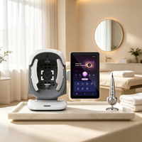 Analyseur de peau à 8 spectres, scanner multi-langues, détecteur de peau IA, scanner de follicules pileux, analyseur de peau du visage pour salon