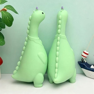 Jouet Squishy Dino Amusant, Petit Dragon Paresseux, Panda Dessin Animé, Mignon Chien Pug, Jouet Anti-Stress Animal Réaliste, Nouveauté Squishy - Product Image 1