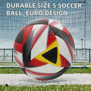 Balón de Fútbol de Alta Calidad y Durabilidad, Diseño del Campeonato Europeo, Talla 4, PVC Termosellado, OEM - Product Image 2
