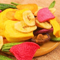 Bulk geweegd gemengd gedroogd fruit en groenten: aardbei gedroogd, champignon gedroogd, okra gedroogd, uitgebreid gedroogd fruit en fruit gedroogd