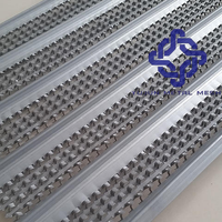Maille de coffrage en métal expansé multi-usage pour béton et stuc, 500*6000, type Hy Rib, pour coffrage permanent et joints de construction
