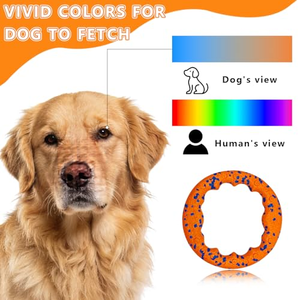 Offre Spéciale : Anneau de traction pour chien en mousse EVA de 19,5 cm, personnalisable, jouet interactif résistant aux morsures pour animaux de compagnie, pour la dentition, le mastication et le tirage - Product Image 2