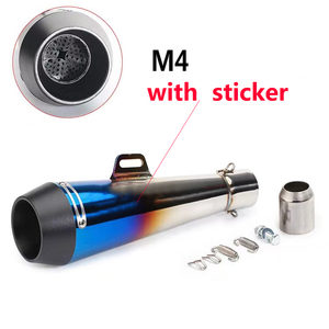 Tubo de Escape para Motocicleta de 51 mm, Silenciador Deslizable para Scooter, Motocross, Dirt Bike, Moto de 300cc, 600cc, <span class=keywords><strong>1000cc</strong></span> - Product Image 4