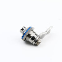 Serrure à came à quart de tour en acier inoxydable 18 mm pour zones alimentaires hygiéniques, loquet hygiénique EMKA, certifié ISO9000/ROHS, haute qualité