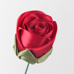 Roses artificielles en ruban, de jolies fleurs, pour décoration de mariage - Product Image 5