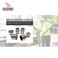 Adaptador Camlock Tipo F de Aluminio A380, 300 PSI, 1/2-8 Pulgadas, Macho NPT BSP, Acoplador de Manguera Contra Incendios de Alta Presión, OEM