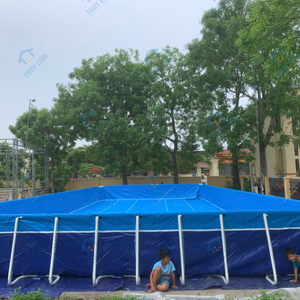 รับประกันความปลอดภัยระหว่างการขนส่ง วัสดุ PVC ยี่ห้อ Thuy Linh รับประกัน 3 ปี สระว่ายน้ำแบบพกพาจากเวียดนาม - Product Image 2