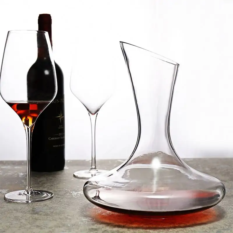 Décanteur de verres à vin, vente en gros, top vendeur, verres à vin rouge en cristal clair, décanteur pour restaurant, maison, accessoires de vin, cadeau