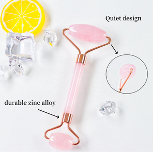 Rouleau <span class=keywords><strong>de</strong></span> <span class=keywords><strong>jade</strong></span> naturel <span class=keywords><strong>pierre</strong></span> <span class=keywords><strong>de</strong></span> gua sha anti visage serrer le massage du vieillissement ensemble <span class=keywords><strong>de</strong></span> rouleaux <span class=keywords><strong>de</strong></span> <span class=keywords><strong>jade</strong></span> en quartz rose - Product Image 2